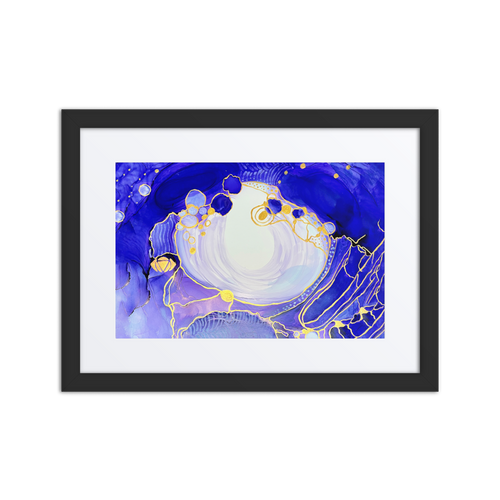 THIRD EYE CHAKRA by Rebecca Bond Framed Paper Print with Mat THIRD EYE CHAKRA by Rebecca Bond Framed Paper Print with Mat