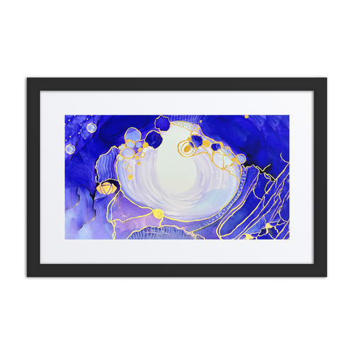 THIRD EYE CHAKRA by Rebecca Bond Framed Paper Print with Mat THIRD EYE CHAKRA by Rebecca Bond Framed Paper Print with Mat