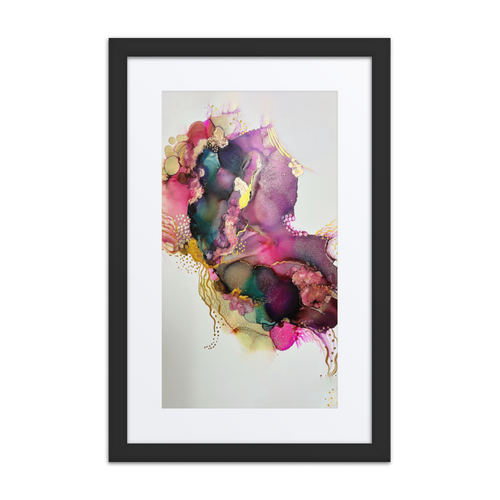 IN BLOOM by Rebecca Bond Framed Paper Print with Mat IN BLOOM by Rebecca Bond Framed Paper Print with Mat