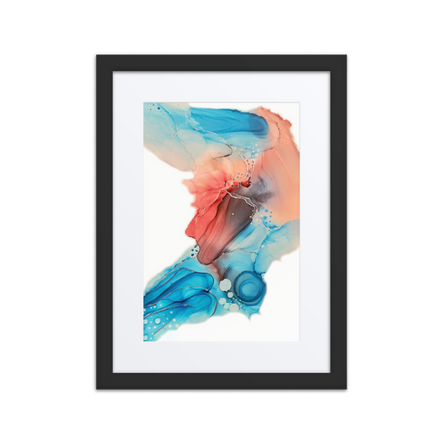 SERENITY by Rebecca Bond Framed Paper Print with Mat SERENITY by Rebecca Bond Framed Paper Print with Mat