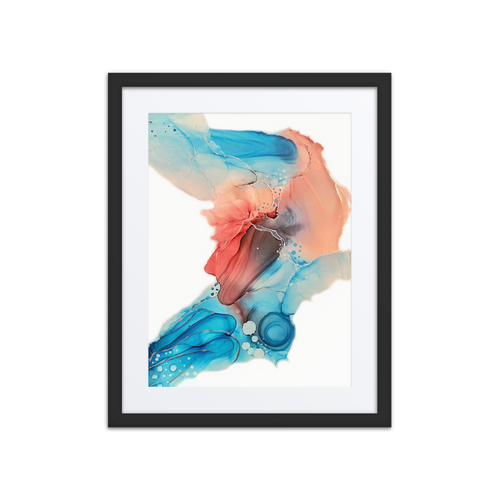 SERENITY by Rebecca Bond Framed Paper Print with Mat SERENITY by Rebecca Bond Framed Paper Print with Mat