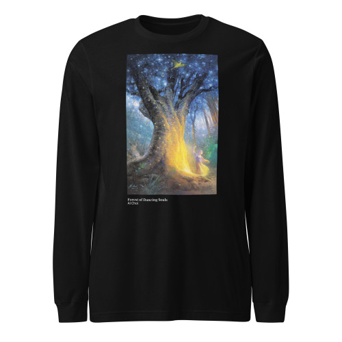 FOREST OF DANCINGSOULS by Al Choi Unisex Long Sleeve Tee - Dark FOREST OF DANCINGSOULS by Al Choi Unisex Long Sleeve Tee - Dark