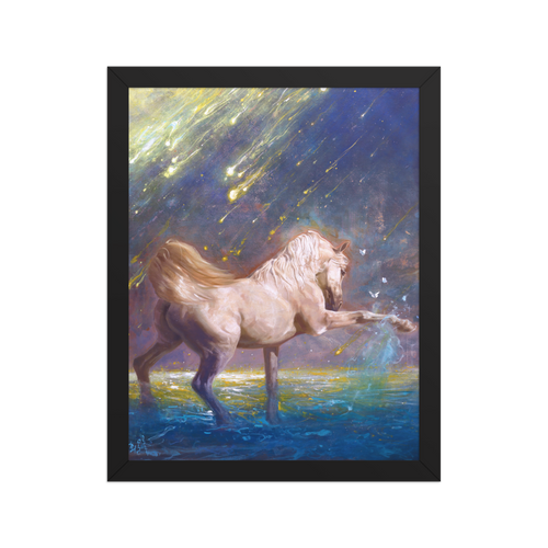 Dancing Light | Al Choi Energy Art | Framed Paper Print