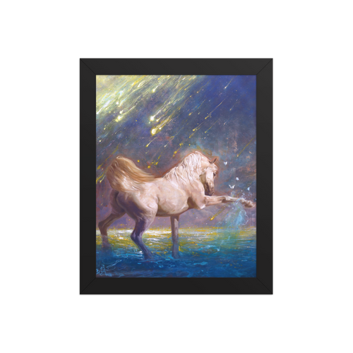 Dancing Light | Al Choi Energy Art | Framed Paper Print