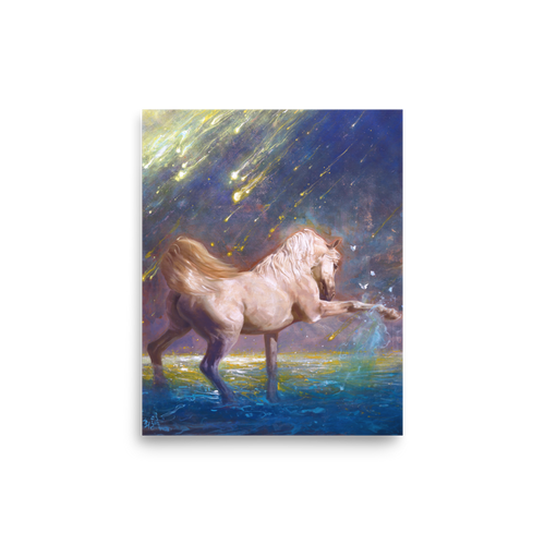 Dancing Light | Al Choi Energy Art | Unframed Paper Print