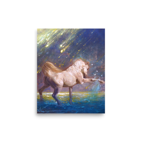 Dancing Light | Al Choi Energy Art | Unframed Paper Print