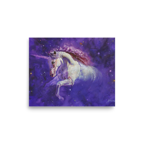 A Star Emerging from the Darkness | Al Choi Energy Art | Unframed Paper Print