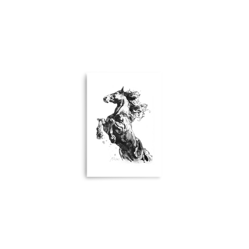 Horse Ink Painting 2 | Al Choi Energy Art | Unframed Paper Print