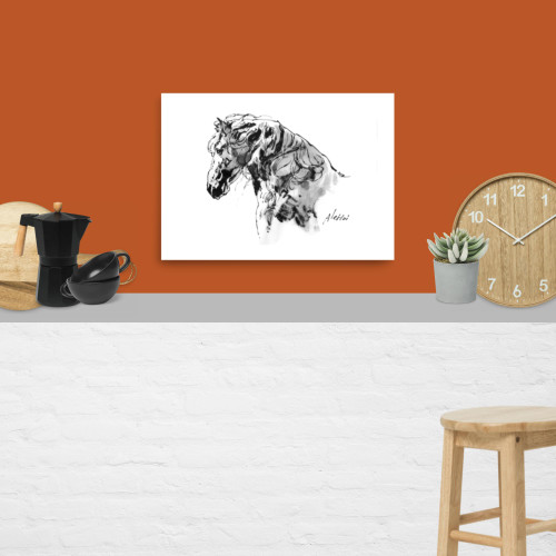 Horse Ink Painting 10 | Al Choi Energy Art | Unframed Paper Print