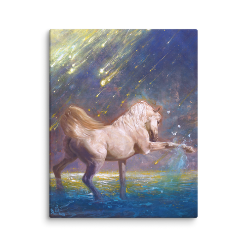 Dancing Light | Al Choi Energy Art | Unframed Canvas Print