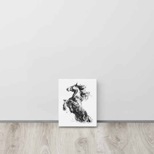 Horse Ink Painting 2 | Al Choi Energy Art | Unframed Canvas Print