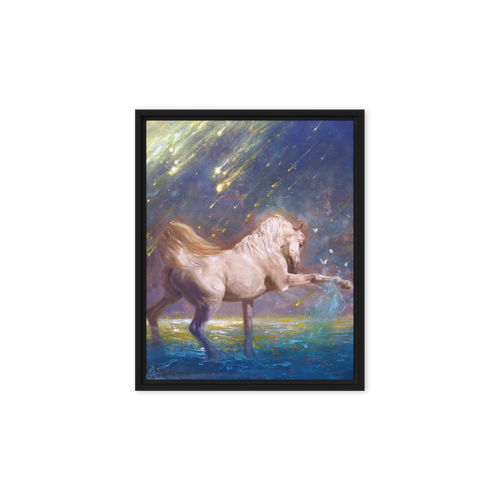 Dancing Light | Al Choi Energy Art | Framed Canvas Print