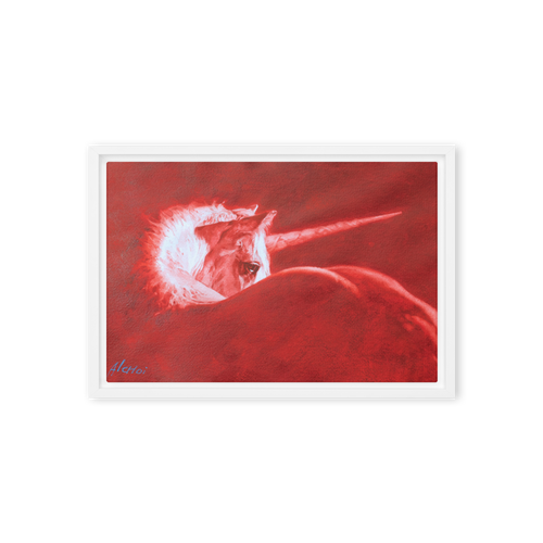 Longing | Al Choi Energy Art | Framed Canvas Print