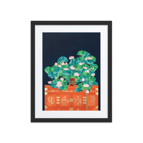 On What Has Been Lost - Energy Art by Meekyung Shin - Framed Paper Print with Mat