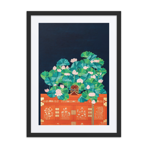 On What Has Been Lost - Energy Art by Meekyung Shin - Framed Paper Print with Mat