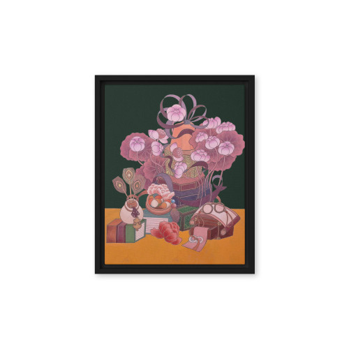  Blessings Upon Blessings #7 - Energy Art by Meekyung Shin - Framed Canvas Print