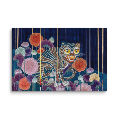 The Cycle of Life - Energy Art by Meekyung Shin - Unframed Canvas Print