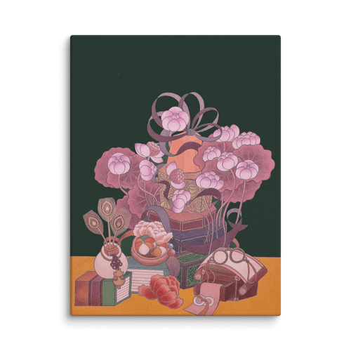 Blessings Upon Blessings #7 - Energy Art by Meekyung Shin - Unframed Canvas Print 