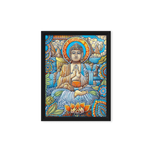 Elements - Energy Art by Matthew Smith - Framed Canvas Print