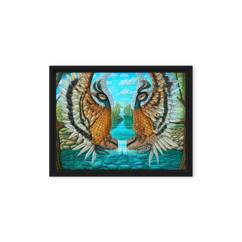 Guardians 2 - Energy Art by Matthew Smith - Framed Canvas Print