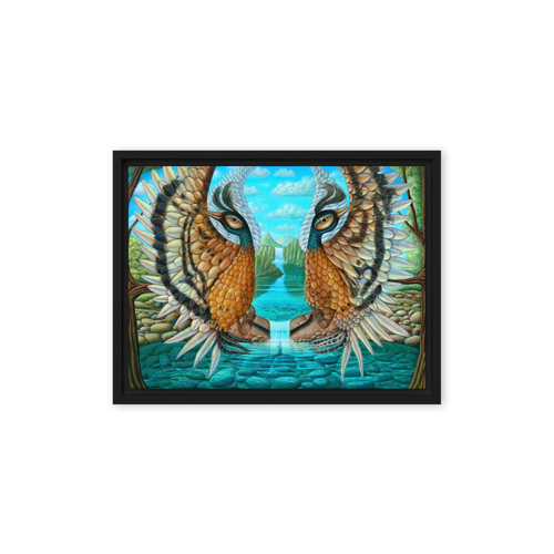 Guardians 2 - Energy Art by Matthew Smith - Framed Canvas Print