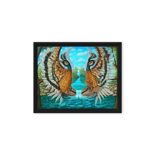 Guardians 2 - Energy Art by Matthew Smith - Framed Canvas Print