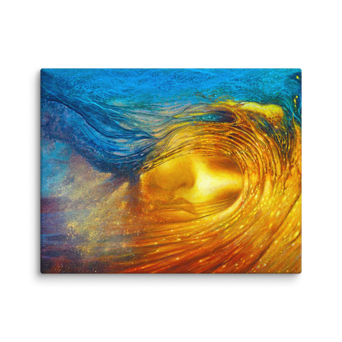 Wave of Thought - Energy Art by Matthew Smith - Unframed Canvas Print