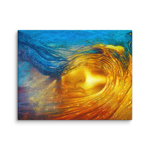 Wave of Thought - Energy Art by Matthew Smith - Unframed Canvas Print