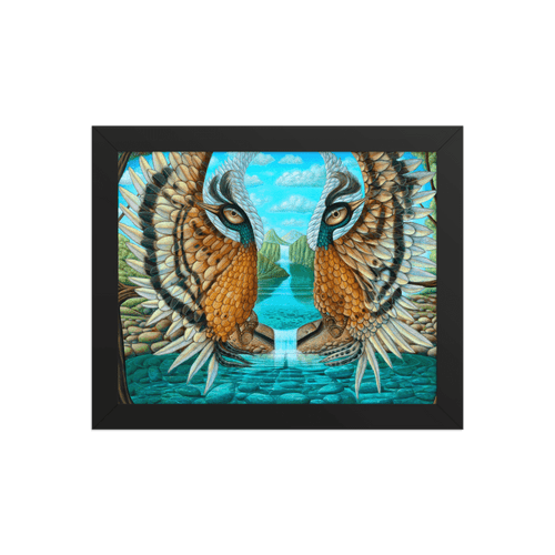 Guardians 2 - Energy Art by Matthew Smith - Framed Paper Print