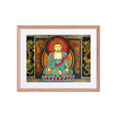 Gateway to Enlightenment - Energy Art by Matthew Smith - Framed Paper Print with Mat