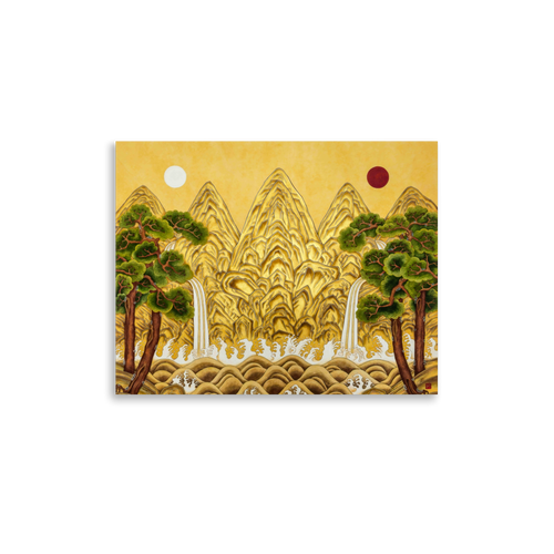 The Center of Being - Energy Art by Yesang Lee - Unframed Paper Print