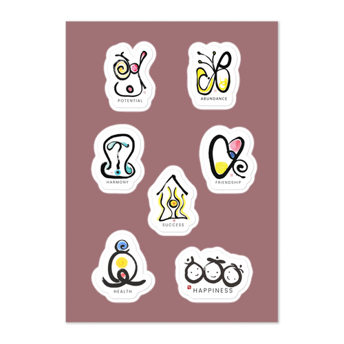 Manwol's Fortune Talismans Sticker Sheet