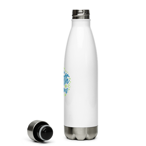 WE'RE EARTH CITIZENS | Stainless Steel Water Bottle | White