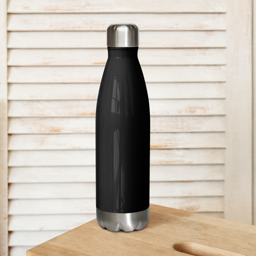 WE'RE EARTH CITIZENS | Stainless Steel Water Bottle | Black