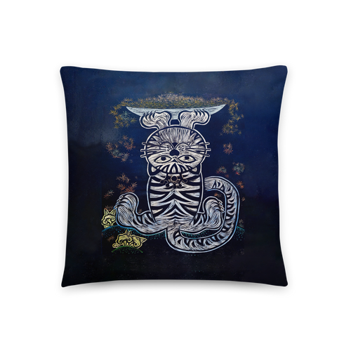 A Day Full of Abundance - Energy Art by Meekyung Shin - Basic Pillow