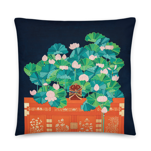 On What Has Been Lost Throw Pillow by Meekyung Shin