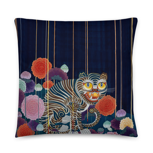 The Cycle of Life Throw Pillow by Meekyung Shin