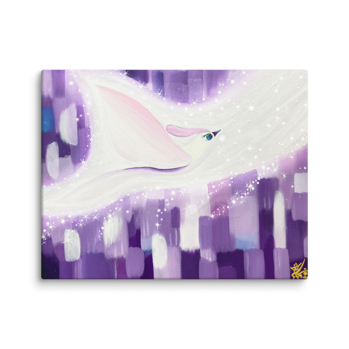 Bird of the Soul  #8 - Energy Art by Jisu Han - Unframed Canvas Print