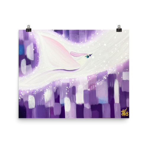 Bird of the Soul  #8 - Energy Art by Jisu Han - Unframed Paper Print