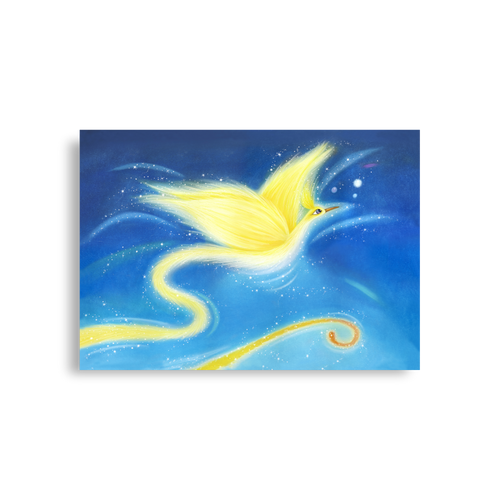 Bird of the Soul #12 - Energy Art by Jisu Han - Unframed Paper Print