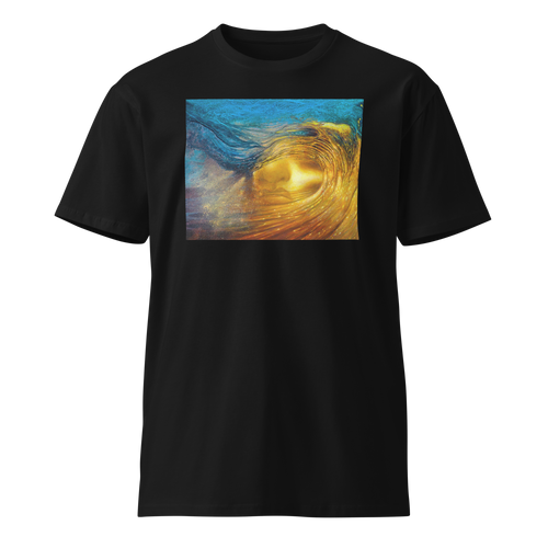 Wave of Thought - Energy Art by Matthew Smith - Unisex Premium T-Shirt - Dark