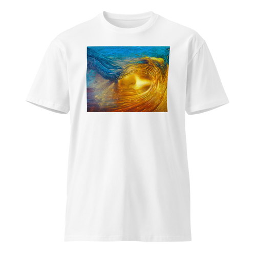 Wave of Thought - Energy Art by Matthew Smith - Unisex Premium T-Shirt - Light