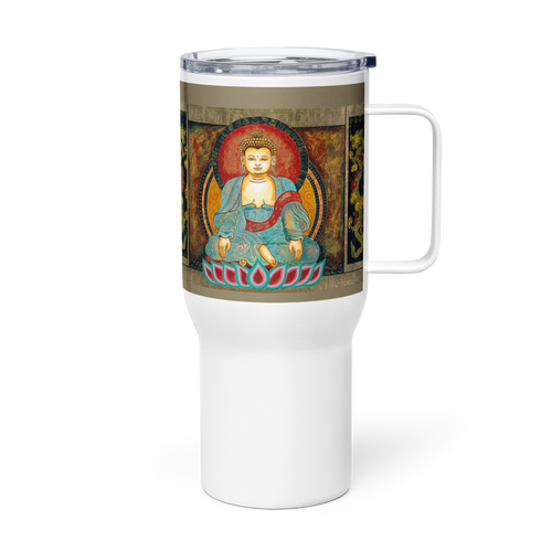 Gateway to Enlightenment - Energy Art by Matthew Smith - Travel Mug with a Handle