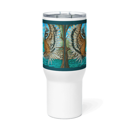 Guardians 2 - Energy Art by Matthew Smith - Travel Mug with a Handle