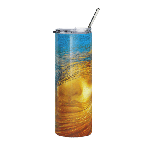 Wave of Thought - Energy Art by Matthew Smith - Stainless Steel Tumbler