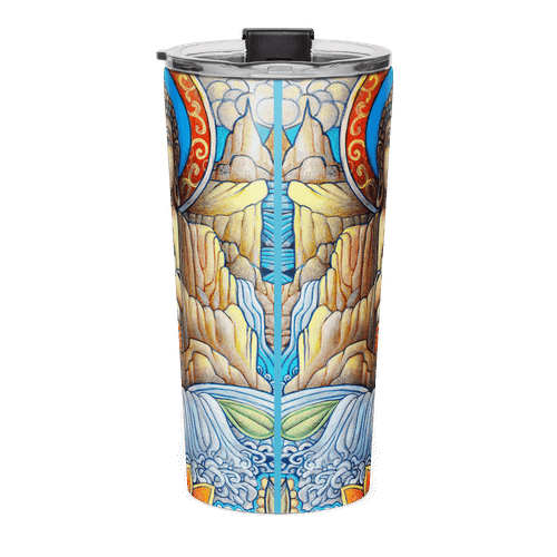 ELEMENTS Energy Art by Matthew Smith - Tapered Stainless Steel Tumbler