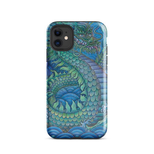 Blue Dragon - Energy Art by Matthew Smith - Tough Case for iPhone®