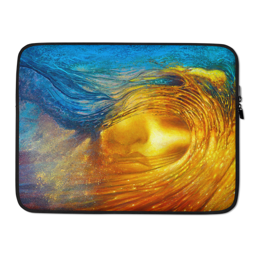 Wave of Thought Laptop Sleeve by Matthew Smith