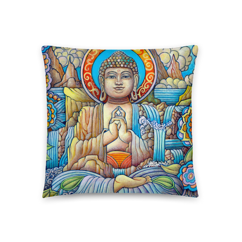 Elements Throw Pillow by Matthew Smith