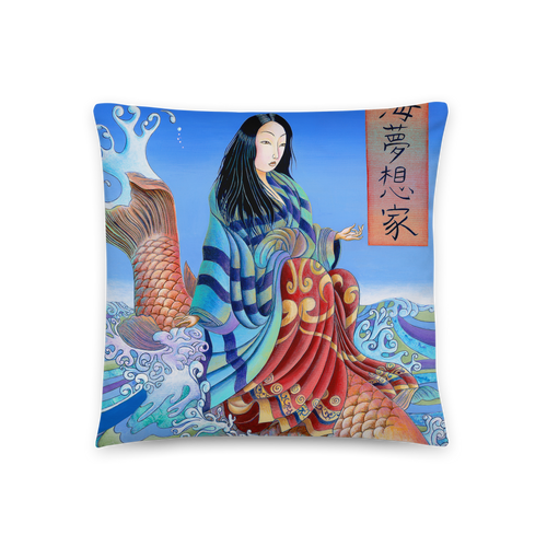 Flow of Grace Throw Pillow by Matthew Smith
